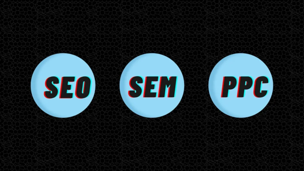 How is SEO different from SEM and PPC